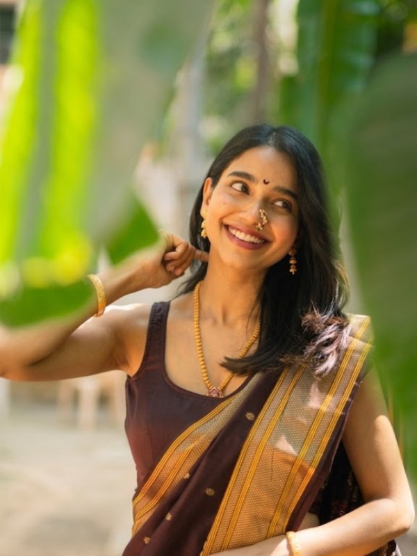 Bhagyashree Limaye Paithani Saree Reel