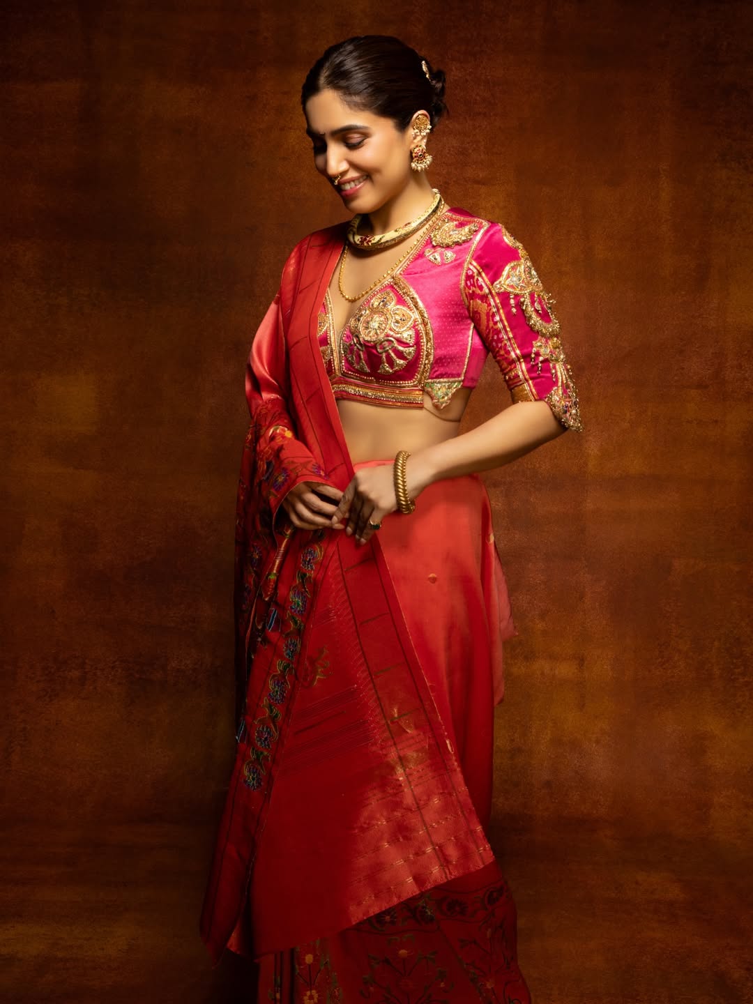 Bhumi Pednekar Paithani Saree Photos