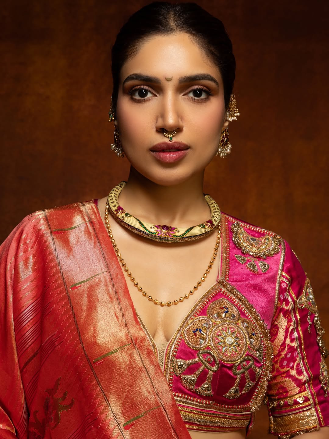 Bhumi Pednekar Paithani Saree Photos