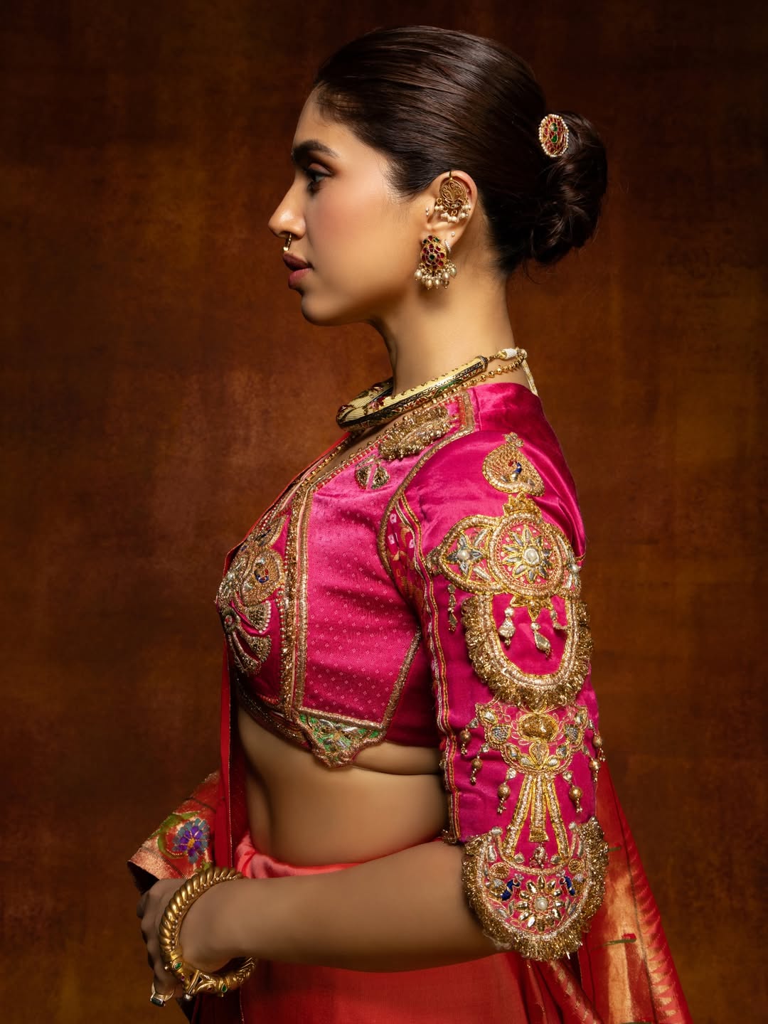 Bhumi Pednekar Paithani Saree Photos