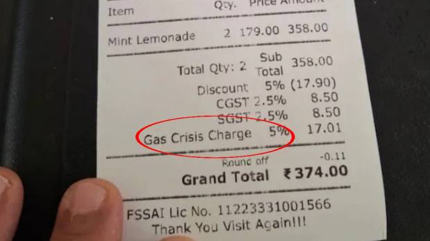 Cafe Bill Viral on Social Media
