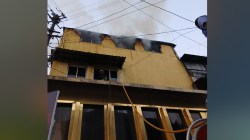 लष्कर भागात भोपळे चौकातील इमारतीत आग
