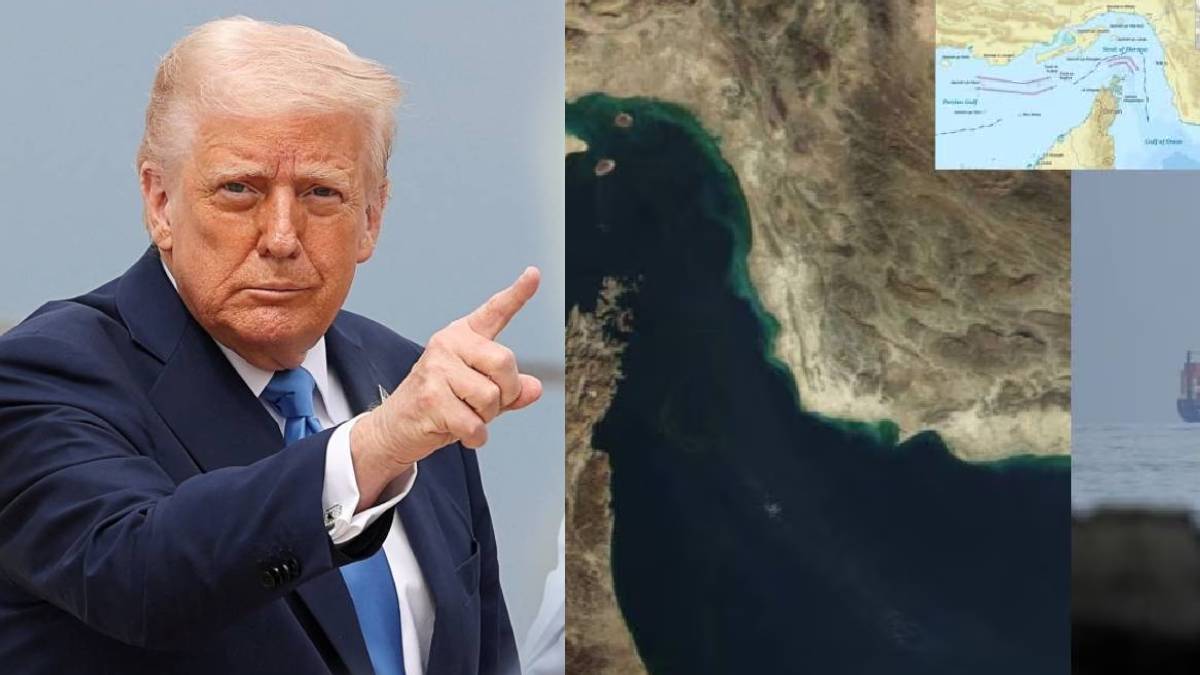 Donald Trump on Hormuz strait