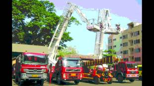 Mumbai Fire Brigade New 104 Meter Ladder | मुंबई अग्निशमन दल नवीन १०४ मीटर शिडी, उदय सामंत, गगनचुंबी इमारती सुरक्षा