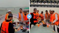 गंगेत बोटीवर इफ्तार पार्टी, बिर्याणीचं खरकटं नदीत फेकलं; व्हायरल व्हिडीओवरुन भाजपा युवा मोर्चाची तक्रार, १४ जण अटकेत