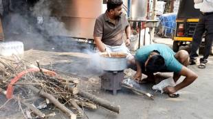 Thane Gas Shortage News | ठाण्यातील खानावळीत चुलीवर स्वयंपाक | LPG Cylinder Crisis Thane | Iran Israel War Impact on LPG India
