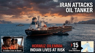 Indian crew oil tanker Skylight attacked | Iran Oman Strait of Hormuz attack news | भारतीय कर्मचारी असलेल्या तेल टँकरवर हल्ला | होर्मुझ सामुद्रधुनी टँकर हल्ला