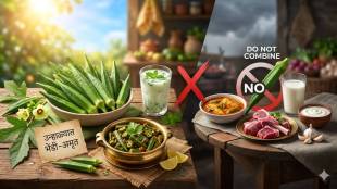 lady finger wrong food combinations | bhindi with milk side effects | ayurveda viruddha aahar tips marathi | health benefits of lady finger and precautions