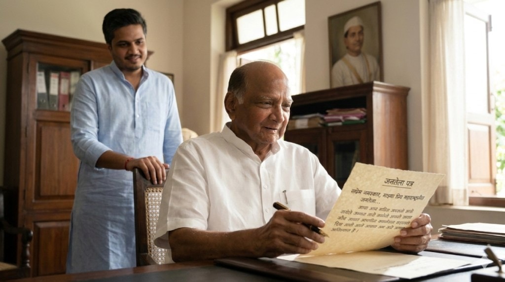Sharad Pawar emotional letter
