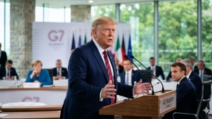 Donald Trump speaking at G7 Summit about Iran | US President Trump Iran surrender claim news | डोनाल्ड ट्रम्प जी-७ शिखर परिषद इराण दावा | इराण शरणागती ट्रम्प यांचे वक्तव्य