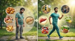 फॅटी लिव्हरचा त्रास मुळापासून होईल नष्ट! फक्त ‘या’ पाच सवयी ठरू शकतात वरदान…