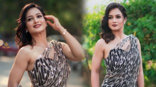 Girija Prabhu Black Designer Dress Look