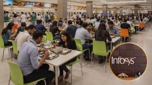 Infosys office food court menu limited due to gas shortage