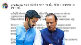 Jay Pawar Post About Ajit Pawar Accident