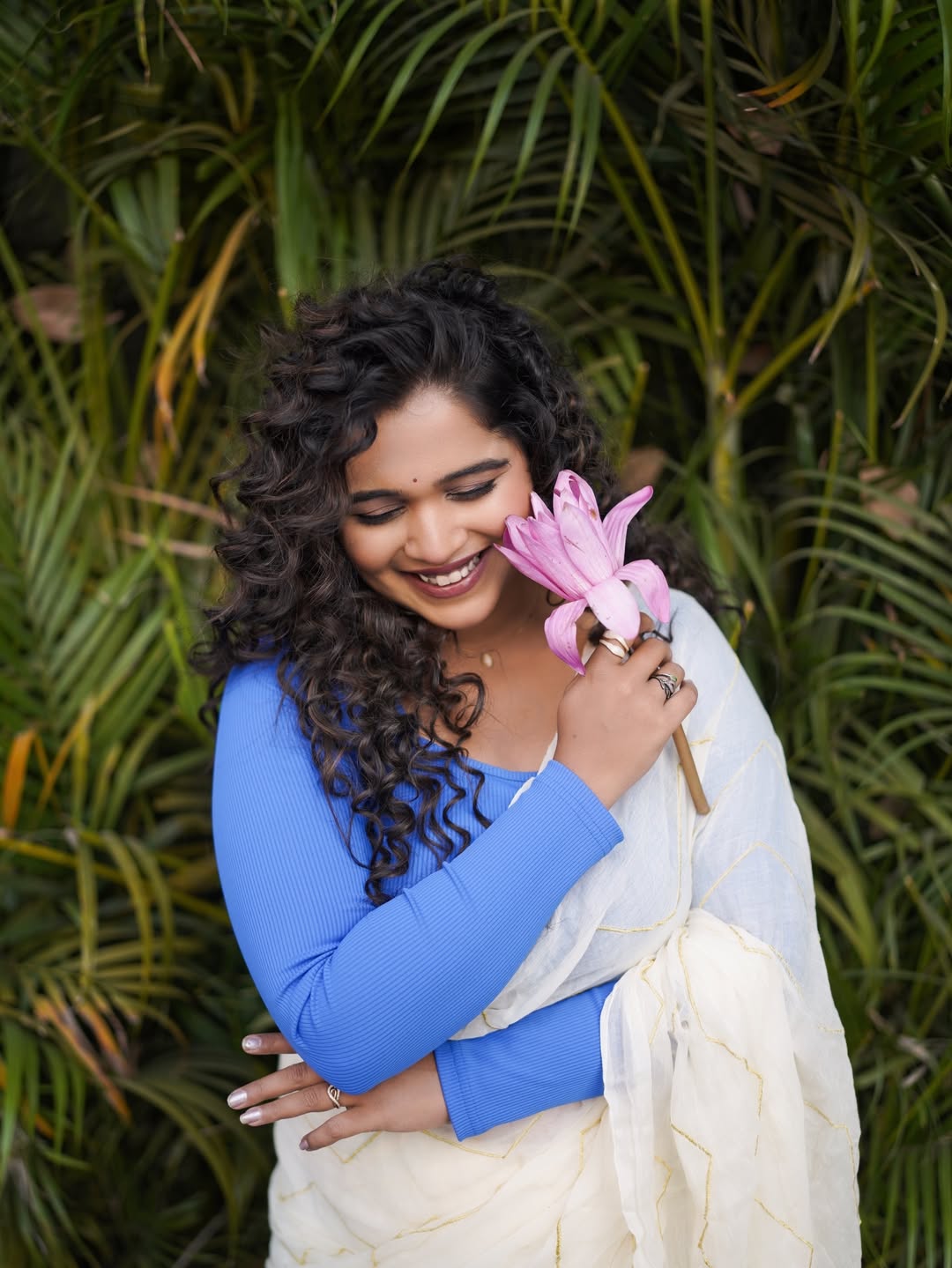 Komal Shete Saree Dress Look