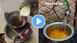 गॅस संपला तरी चालेल, जेवण थांबणार नाही! कोणी इस्त्रीवर चहा तर कोणी इमर्शन रॅडने बनवतयं भाजी; भन्नाट जुगाड Videos एकदा पाहाच