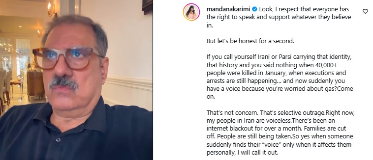 Mandana Karimi comment on Boman Irani Donald Trump Roast Video