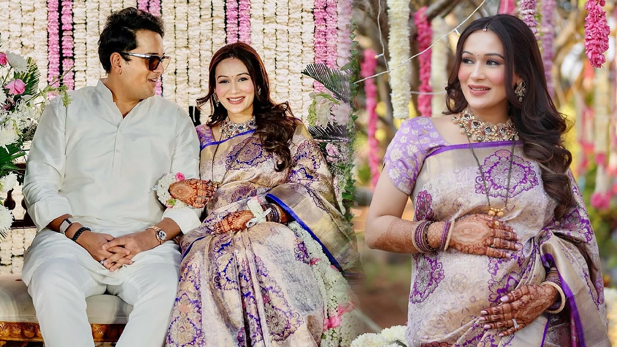 Manjari Vishwwaraaj Mahadik Baby Shower