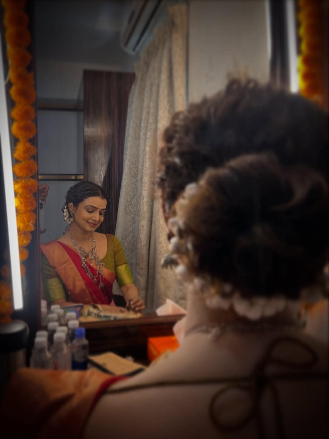 Mayuri Deshmukh Red Saree Look