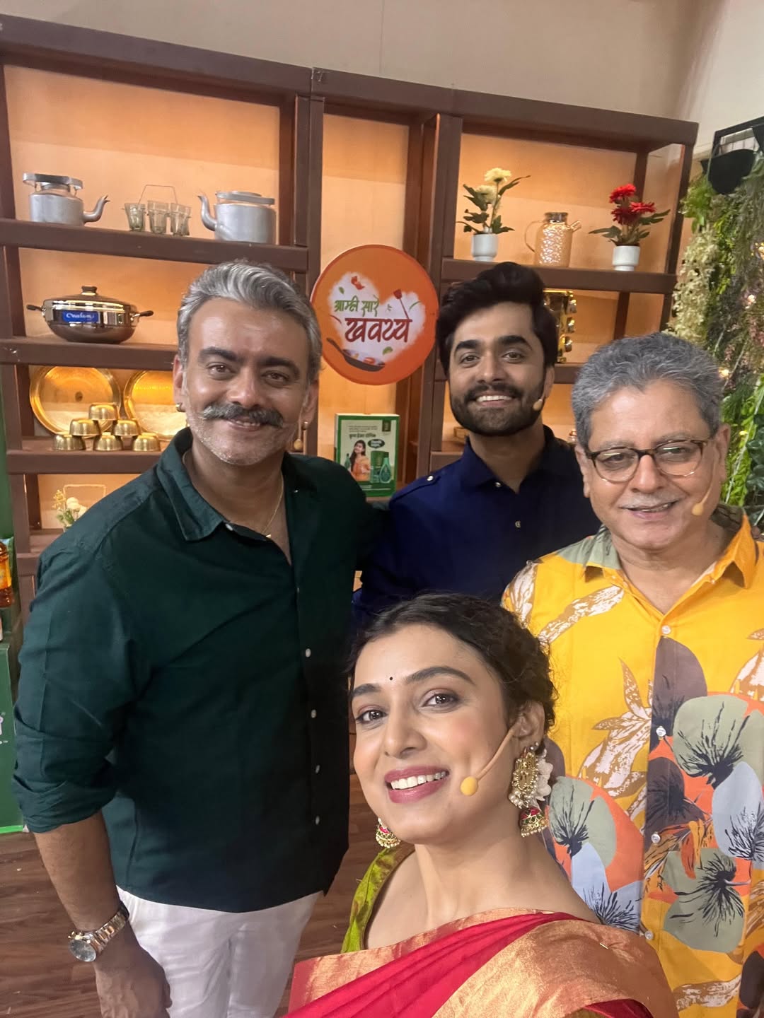 Mayuri Deshmukh Red Saree Look