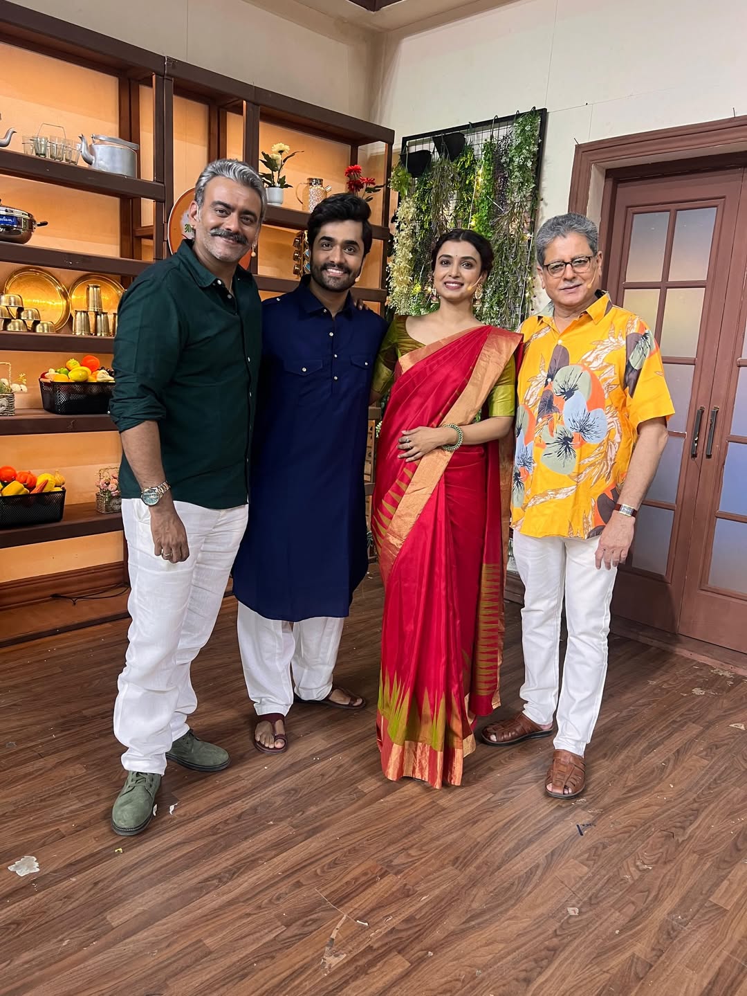 Mayuri Deshmukh Red Saree Look