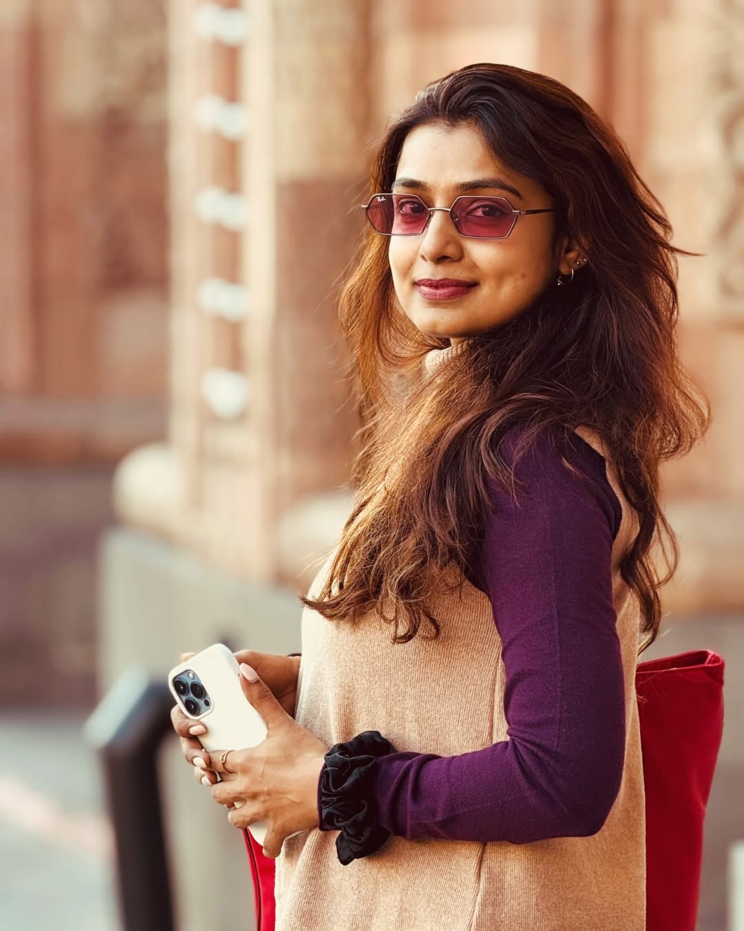 Mayuri Deshmukh Red Saree Look