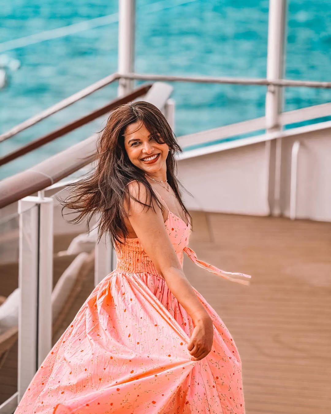 Mitali Mayekar Siddharth Chandekar Singapore Disney Cruise