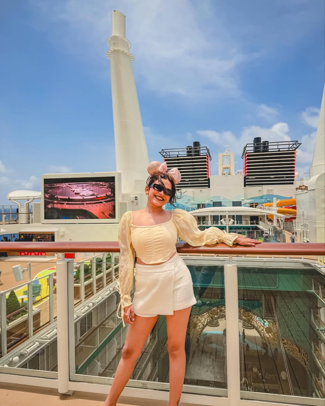 Mitali Mayekar Siddharth Chandekar Singapore Disney Cruise