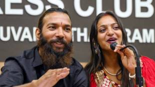 Monalisa Bhosle With Her Husband Farman