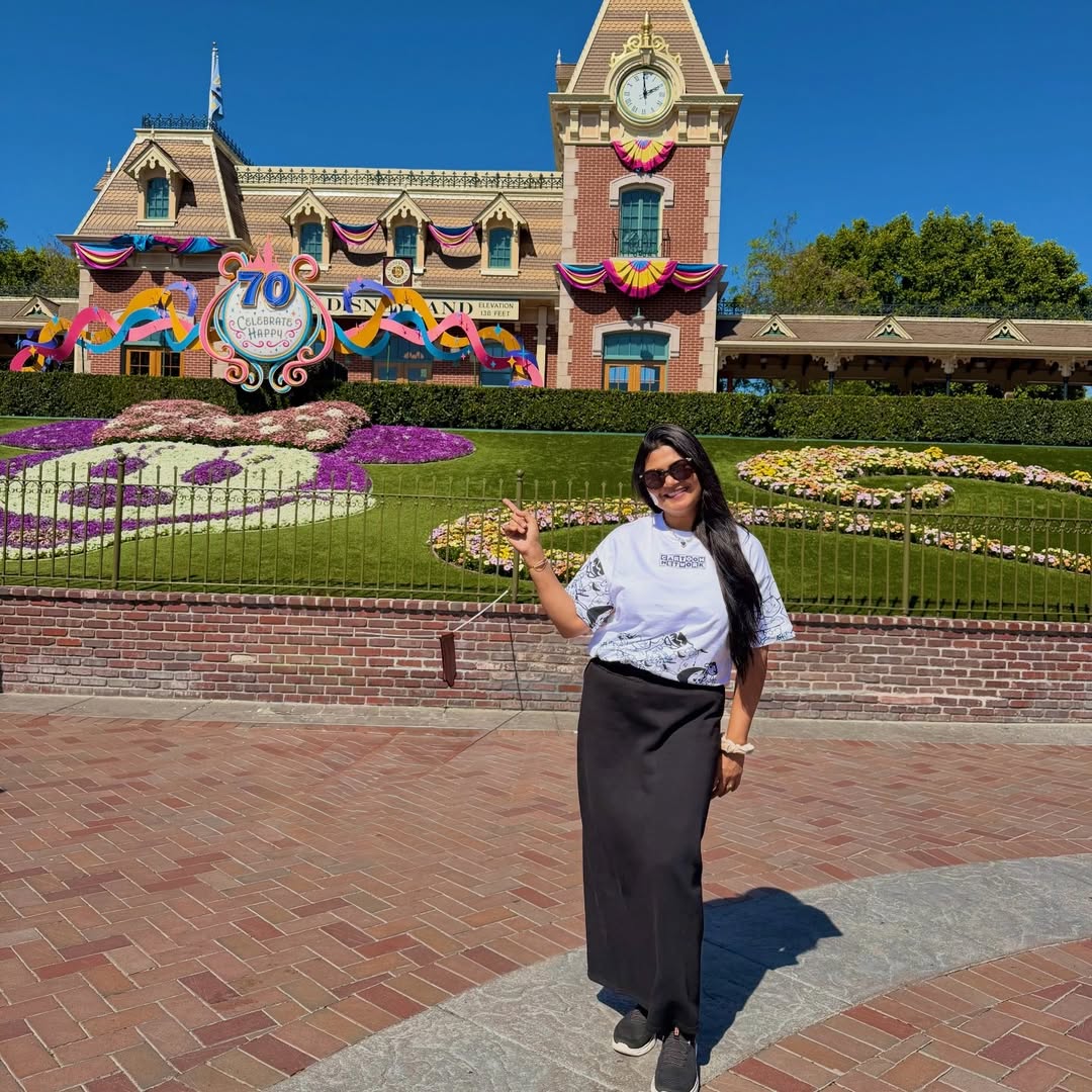 Namrata Sambherao Disneyland USA
