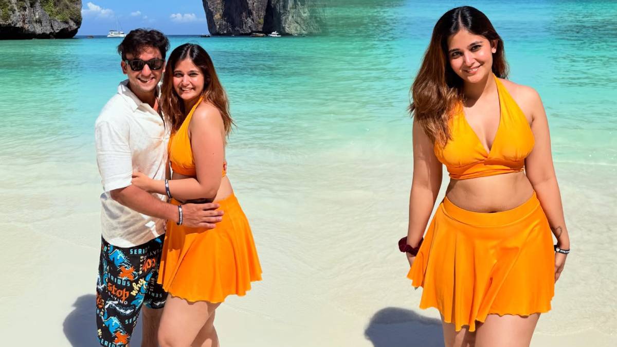 Anushka Pimputkar and Meghan Jadhav honeymoon photos in Thailand