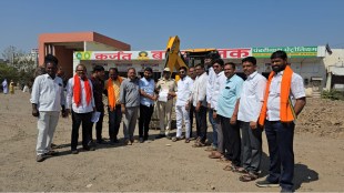Karjat Bus Stand Concreting Work | Shiv Sena Shinde Group Protest Karjat | Rohit Pawar Fund Bus Depot Road | Karjat News Today Updates