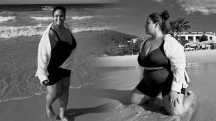 Vanita Kharat Australia trip Noosa Heads beach photos bold beach look