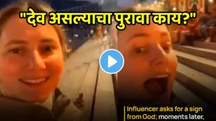 Shocking video Influencer stands before the temple and says, 'Give me a sign,' and then what happens next is hard to believe