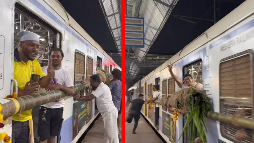 Western Railway RPF Action | विरार-माहीम लोकल बांबू स्टंट कारवाई | Mumbai Local Holi Celebration Risk | Railway Police Case Borivali Western Railway RPF Action | विरार-माहीम लोकल बांबू स्टंट कारवाई | Mumbai Local Holi Celebration Risk | Railway Police Case Borivali