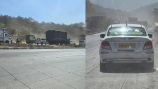 Mumbai Ahmedabad Highway Dust Pollution | मुंबई-अहमदाबाद महामार्ग धूळ प्रदूषण वसई