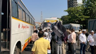 Azad Maidan Transporters Protest