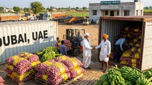 Beed onion banana export to Dubai