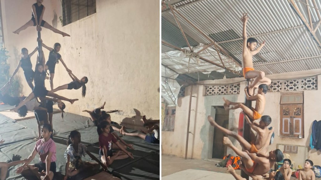 Mallakhamb training in Trimbakeshwar | त्र्यंबकेश्वरमधील मल्लखांब प्रशिक्षण, राजा शिवछत्रपती व्यायामशाळा, नाशिक स्पोर्ट्स न्यूज, महाराष्ट्र ग्रामीण खेळ Mallakhamb training in Trimbakeshwar | त्र्यंबकेश्वरमधील मल्लखांब प्रशिक्षण, राजा शिवछत्रपती व्यायामशाळा, नाशिक स्पोर्ट्स न्यूज, महाराष्ट्र ग्रामीण खेळ