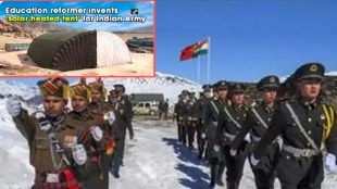 Dhule Engineering Students Solar Heated Tent Indian Army