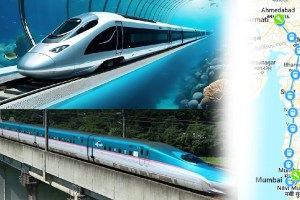 Mumbai Pune Bullet Train 48 minutes travel time | Pune Hyderabad High Speed Rail Route