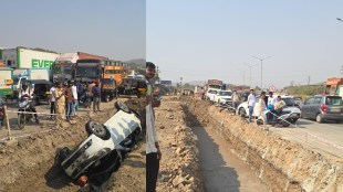 Mumbai Ahmedabad National Highway construction hazards | Vasai Virar highway drainage work accidents | NHAI safety negligence Shirsad Phata | Dangerous potholes on Mumbai Gujarat Highway Vasai
