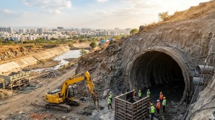 Khadakwasla Phursungi water tunnel project Pune | Underground tunnel construction Maharashtra | Water Resources Department Pune project | Megha Engineering tunnel work update