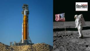 NASA Artemis 2 mission lunar base illustration | ISRO India moon mission 2040 goals