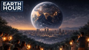 Earth Hour 2026 India awareness campaign | WWF India brand ambassadors P V Sindhu and Dia Mirza | Global climate change initiative lights off | Saving energy for environment protection Maharashtra