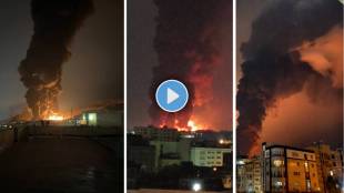 Israel strikes Iran oil depots | Massive blaze in Tehran skyline | इराण तेल साठा हल्ला | इस्रायल इराण युद्ध ताज्या बातम्या