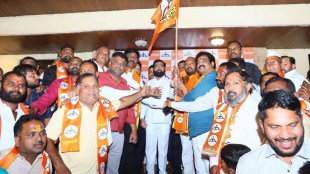 Karjat Nagar Panchayat political crisis Ram Shinde vs Eknath Shinde Pravin Ghule joins ShivSena