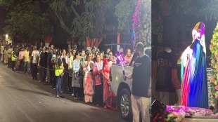 St Michael Church Vasai Pilgrim Walk | Christian community world peace foot march Maharashtra | Palm Sunday celebration Vasai Manikpur | Father Assis Rodrigues peace march Vasai