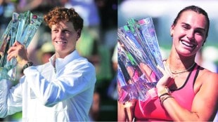 Jannik Sinner and Aryna Sabalenka Indian Wells Champions | इंडियन वेल्स टेनिस विजेते यानिक सिन्नेर आणि अरिना सबालेन्का