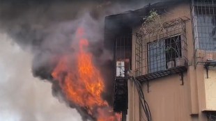 Navi Mumbai Turbhe Sector 21 shop fire | Electric shop fire in Navi Mumbai today | Turbhe Vashi fire brigade rescue operation | Maharashtra fire news updates